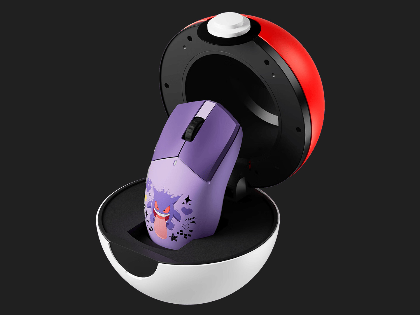 CHERRY MW5500 PRO 鼠标《宝可梦》耿鬼联名款上市，599 元 