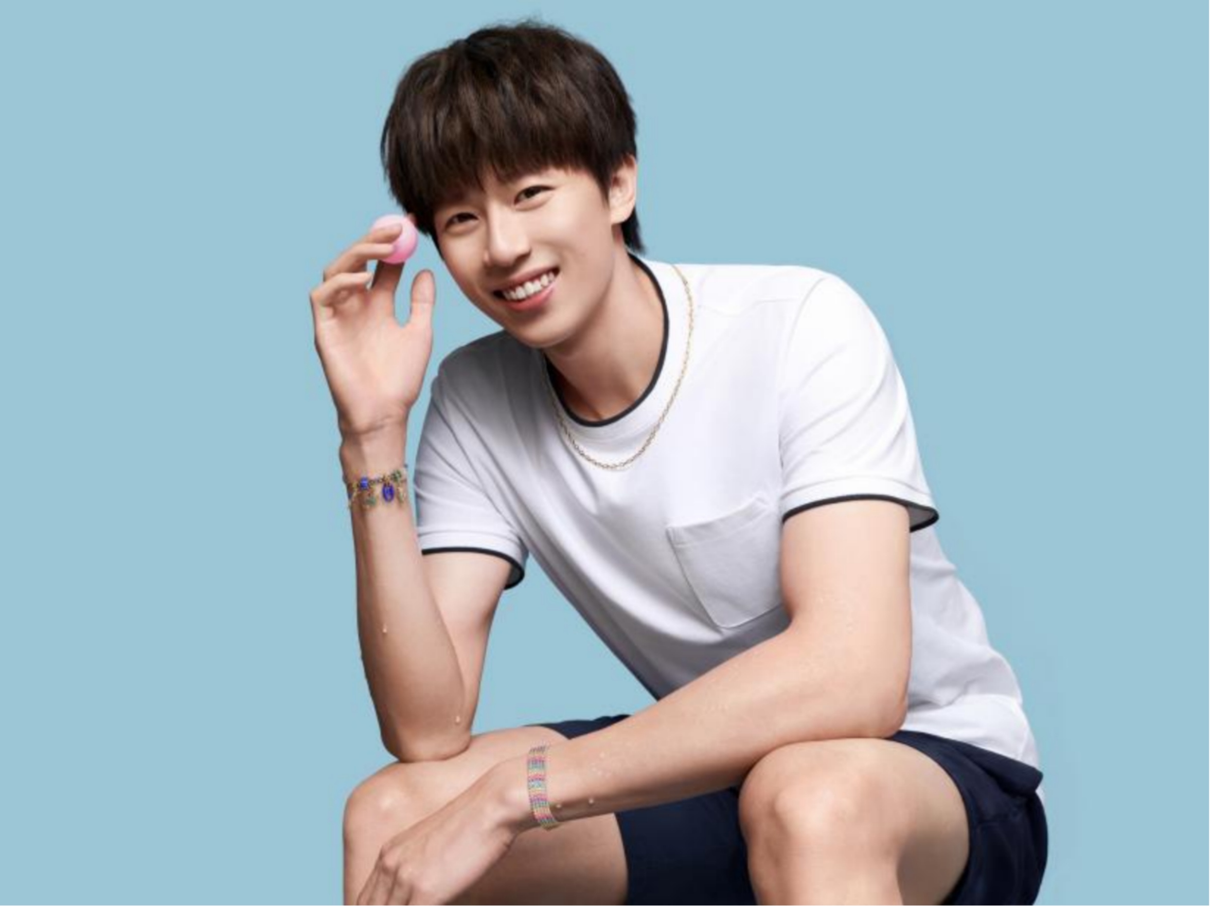 乒乓球世界冠军林高远演绎PANDORA潘多拉珠宝大片