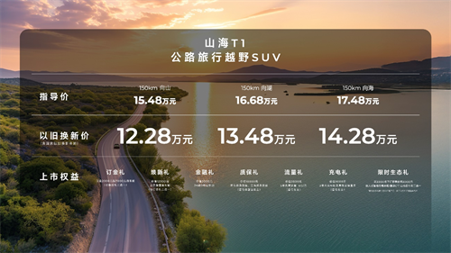 方盒子冠军家族再添猛将，捷途山海T1 15.48万起正式上市 