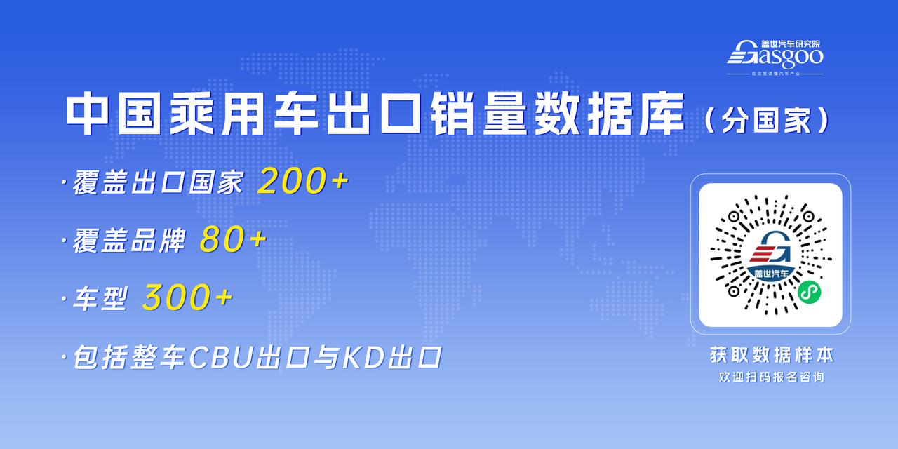 2026年1-4月中国乘用车出海，谁在领航：长安欧洲暴涨630%，江淮中南美增488%丨盖世汽车研究院