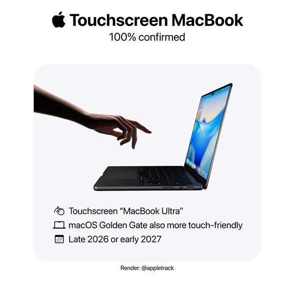 乔布斯曾坚决反对的触屏Mac，终于要来了！
