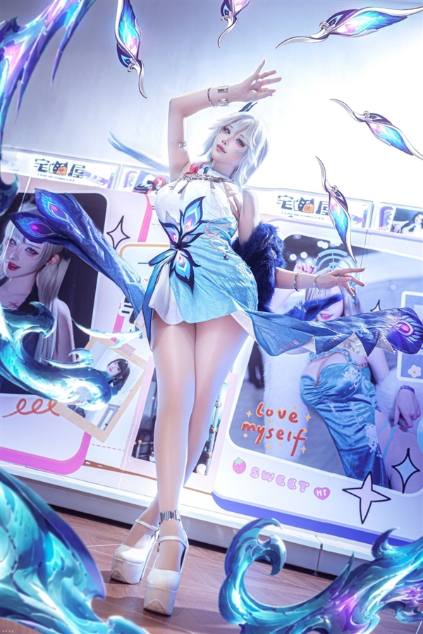 韩援Yasal小姐姐Cos厄运小姐美图 身材完美还原