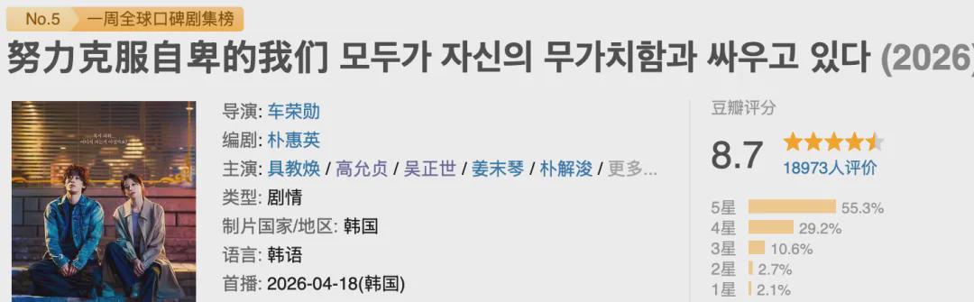 这部新韩剧，没有狗血逆袭，却治愈了无数普通人 