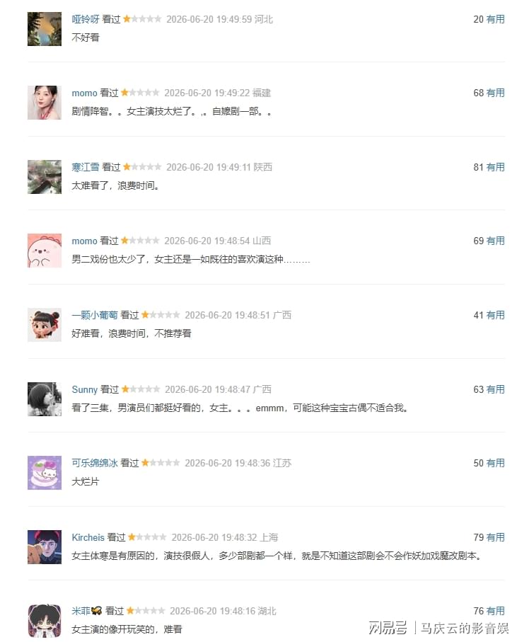 《云秀行》首播,清一色差评,剧情老套,李一桐曾舜晞演技都套路 《云秀行》首播,清一色差评,剧情老套,李一桐曾舜晞演技都套路