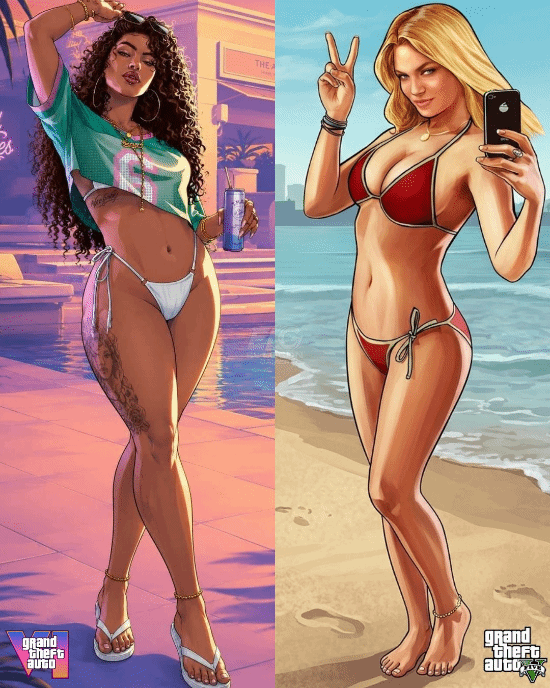《GTA6》封面女郎黑化+穿太多遭质疑 网友吵翻了