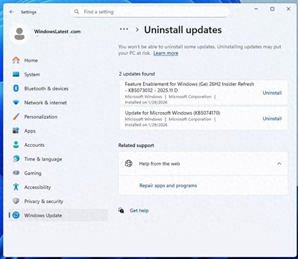 今秋发布！微软正式官宣Windows 11 26H2：2分钟完成更新、硬件要求没变化  