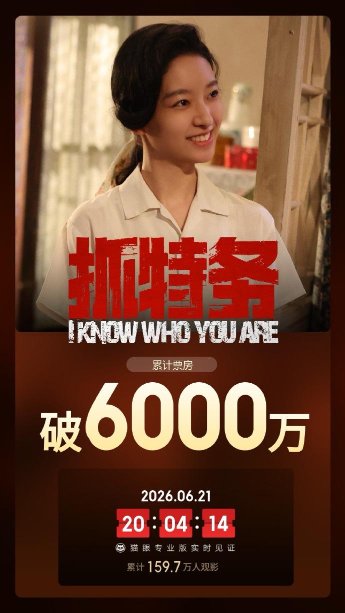 电影《抓特务》总票房破6000万