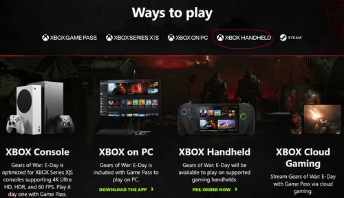 微软 Xbox Handheld 标识现身,或为自研掌机铺路