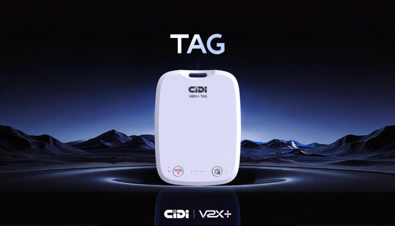 希迪智驾发布行业首个 V2P 智能终端—— TAG