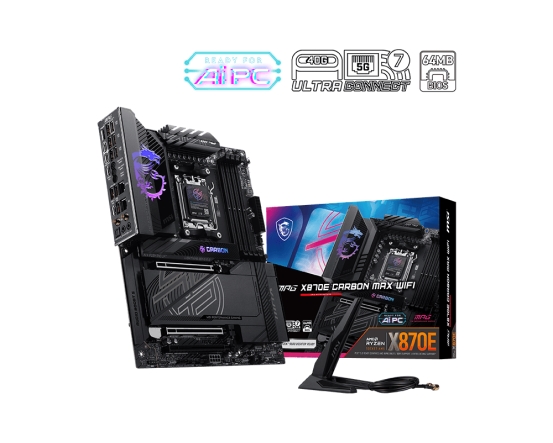 告别装机“扎手”烦恼，微星MPG X870E CARBON MAX WIFI暗黑主板开售