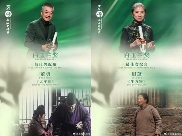 白玉兰“神仙打架”的一年:于和伟 杨紫捧杯帝后、《太平年》成最大赢家