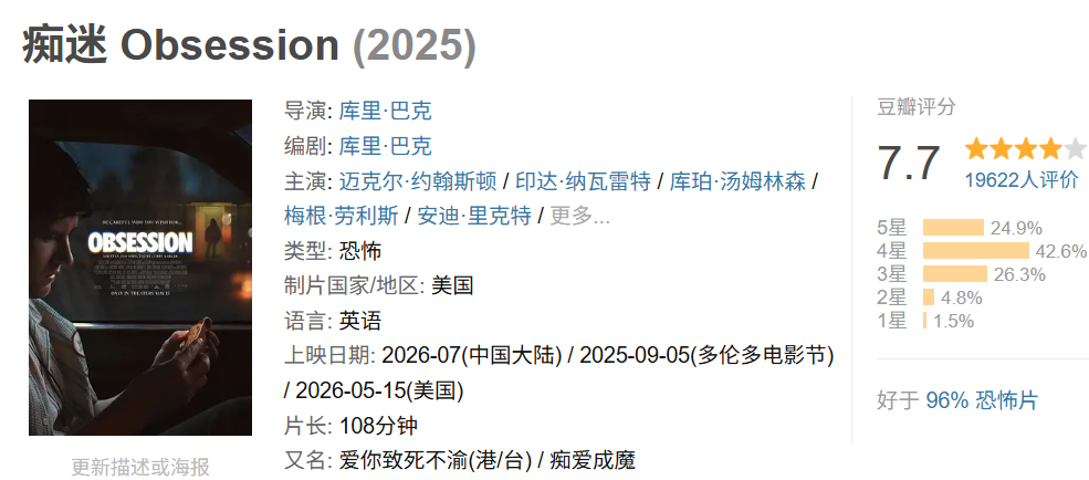 75万赚3亿票房,这尺度恐怖片太生猛了! 75万赚3亿票房,这尺度恐怖片太生猛了!