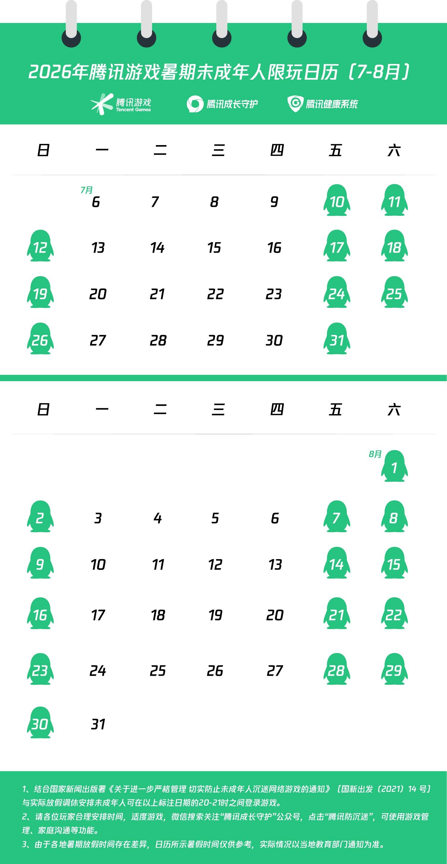 腾讯游戏发布2026暑期未保专项，升级AI双引擎防沉迷模式