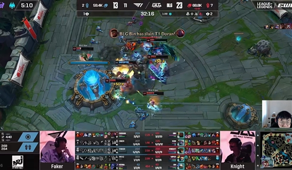 《英雄联盟》电竞世界杯中韩再对战!BLG 1:0轻松战胜T1