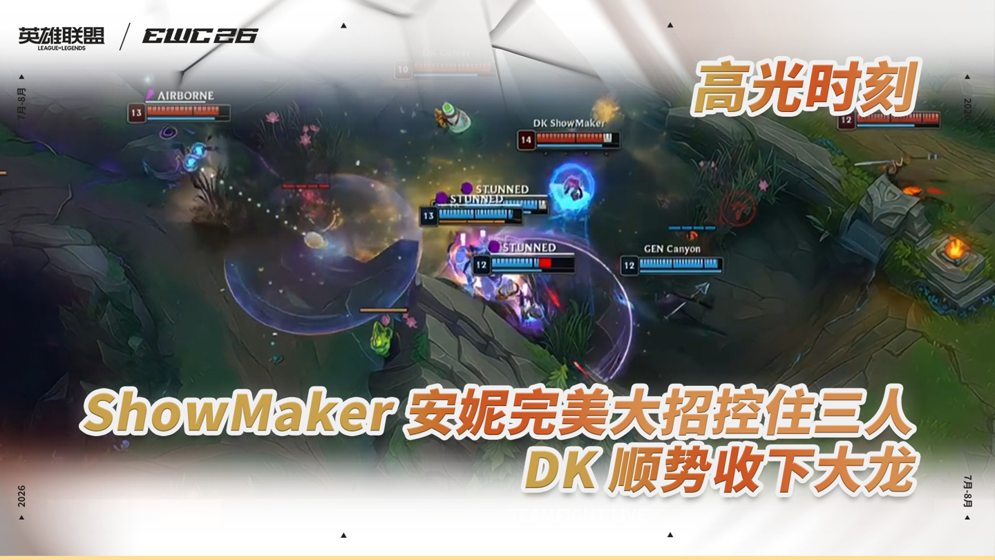 不能输的理由:DK 2-1 击败卫冕冠军 Gen.G 晋级 2026 EWC《英雄联盟》总决赛,KC 战胜 T1 捍卫欧洲主场荣耀