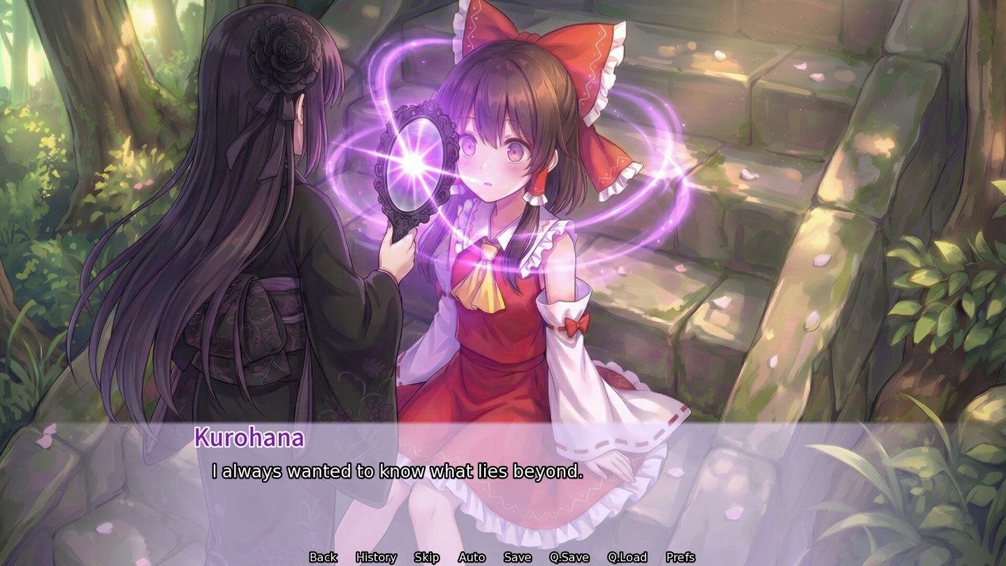 东方 Project 同人视觉小说《东方:超越幻想乡》上架 Steam,35.7 元 游戏截图