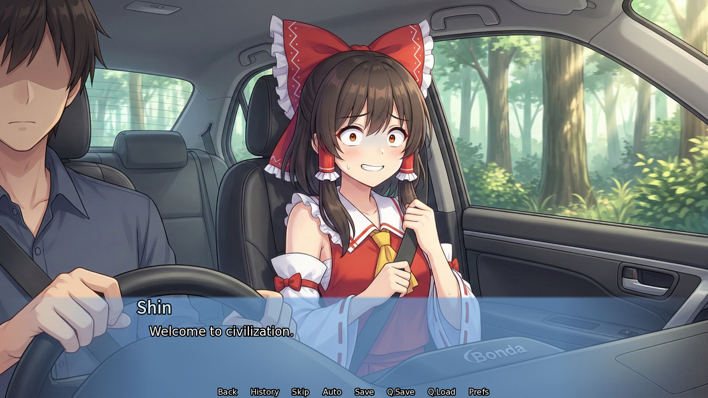 东方 Project 同人视觉小说《东方:超越幻想乡》上架 Steam,35.7 元 游戏截图