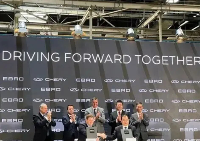 世界杯夺冠的西班牙，引入中国汽车+中国工人