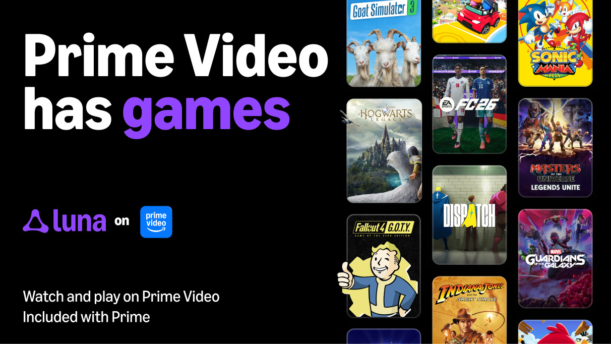 扩大潜在受众：亚马逊 Luna 云游戏登陆 Fire TV 端 Prime Video 应用程序 