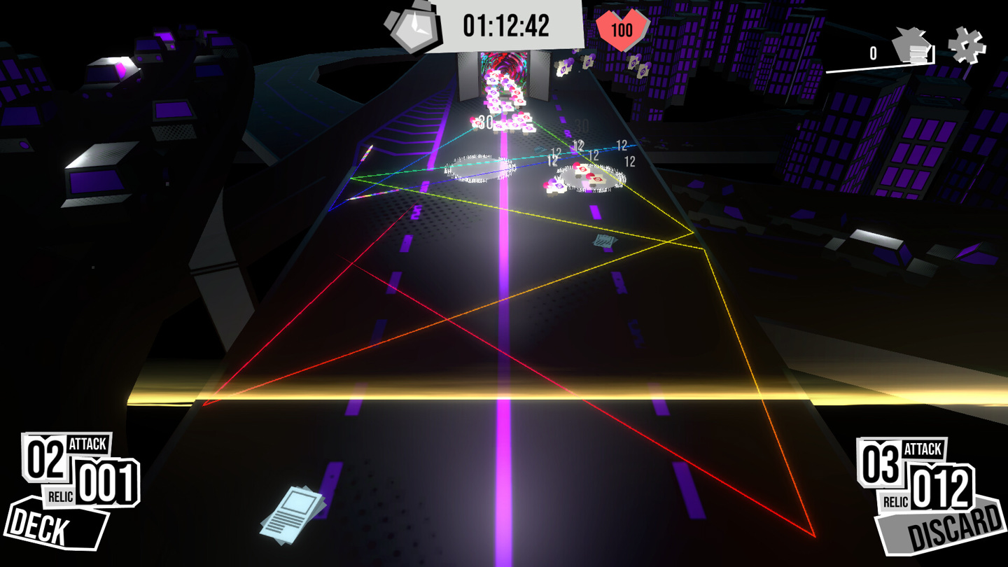 第一人称类 Rogue 卡牌构筑射击游戏《Hell o’ Halo》发售,Steam 免费开玩 游戏截图